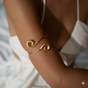 Bracelet de bras Plume